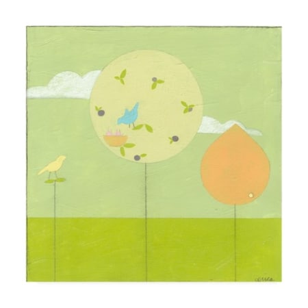 June Erica Vess 'Lollipop Forest II' Canvas Art,14x14